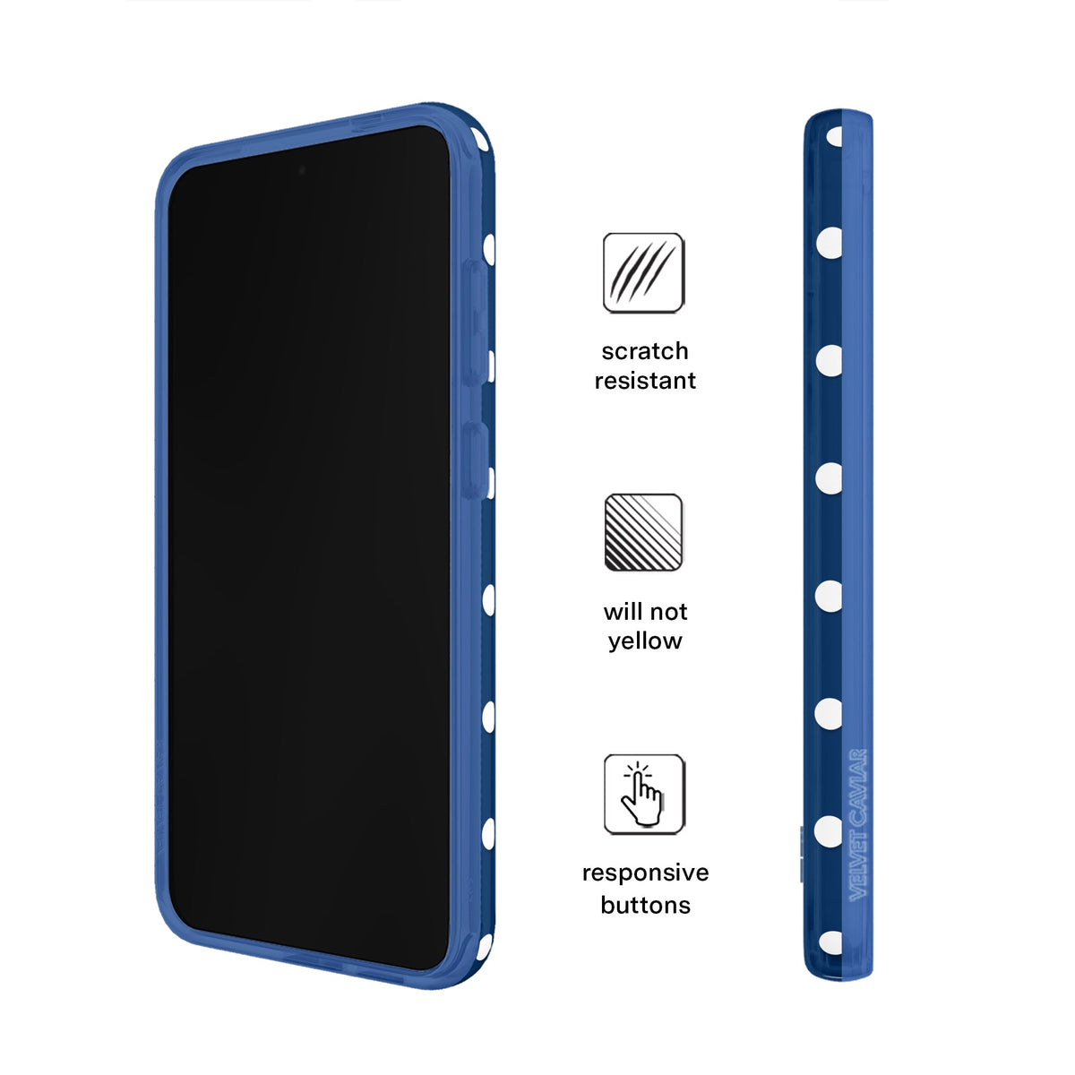 Midnight Polka Dot Samsung Case