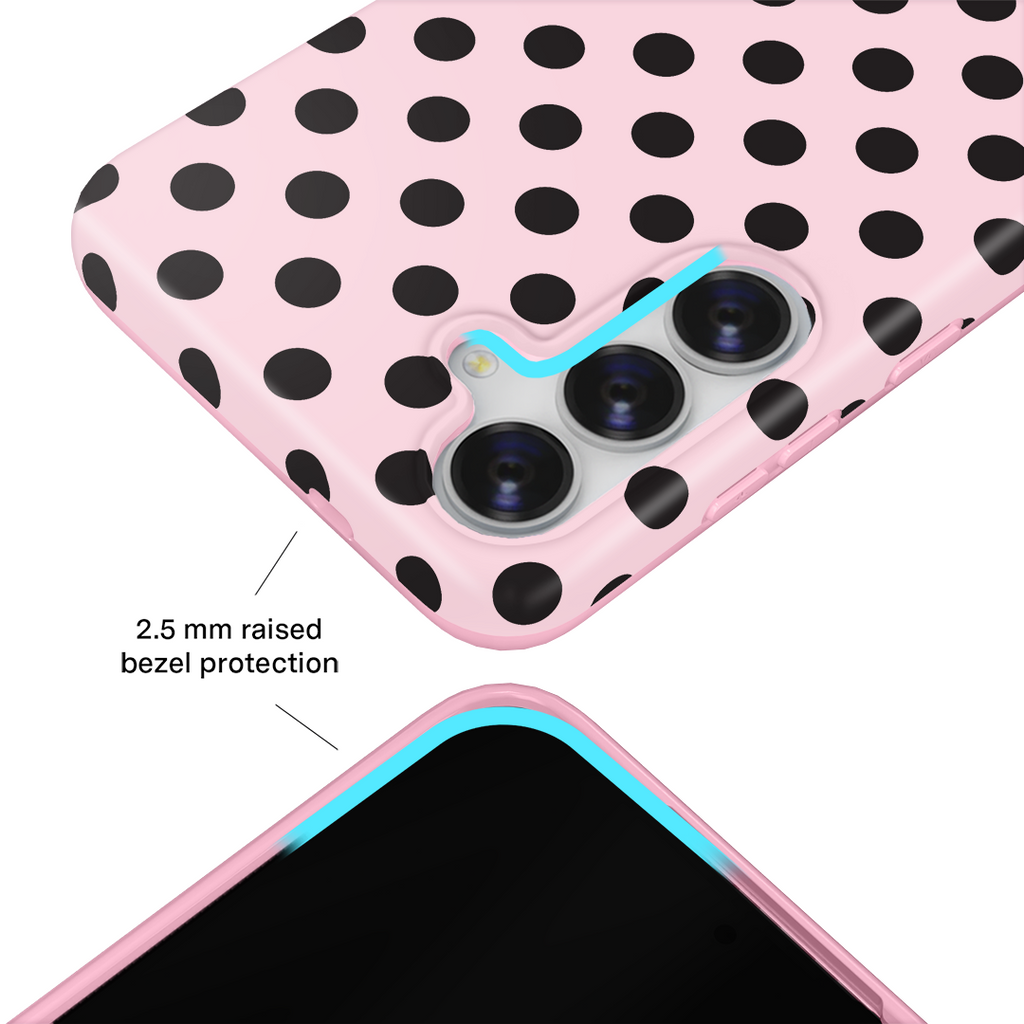 Princess Pink Polka Dot Samsung Case