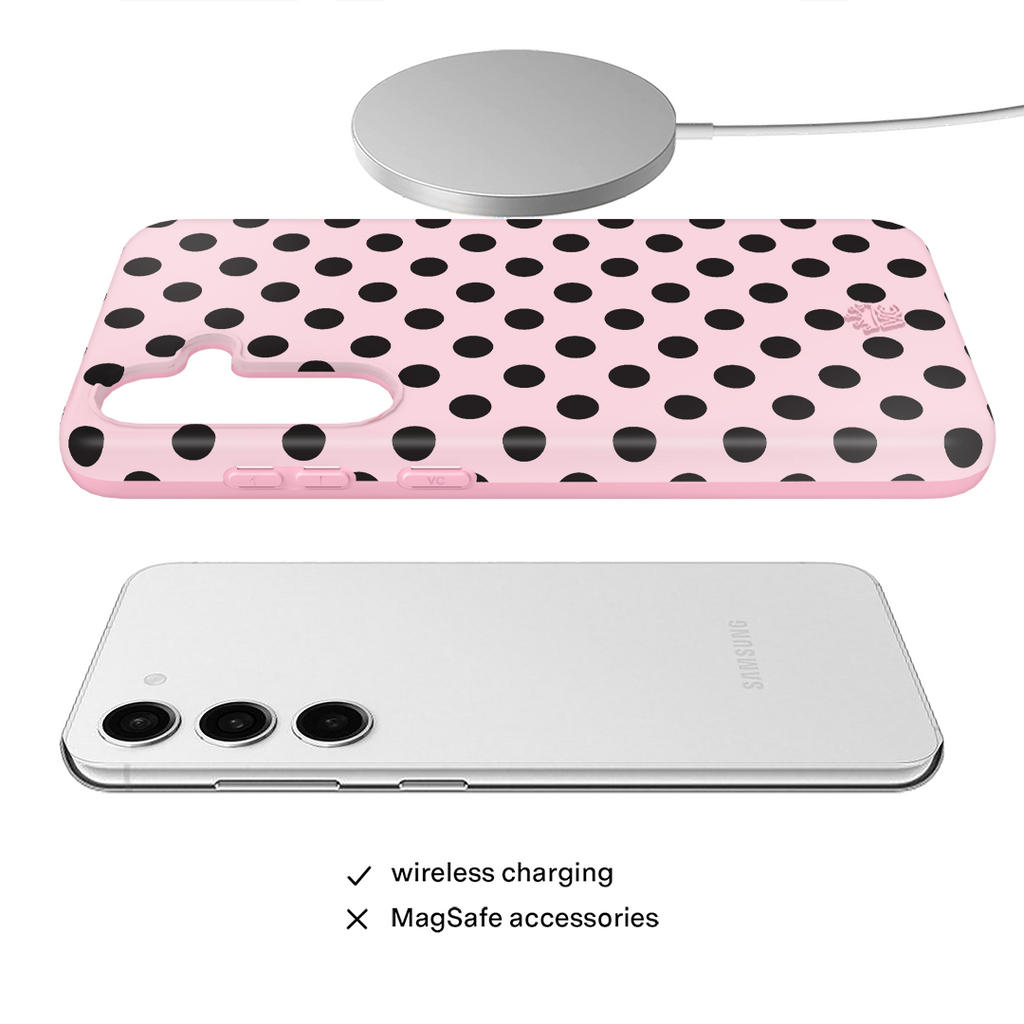 Princess Pink Polka Dot Samsung Case