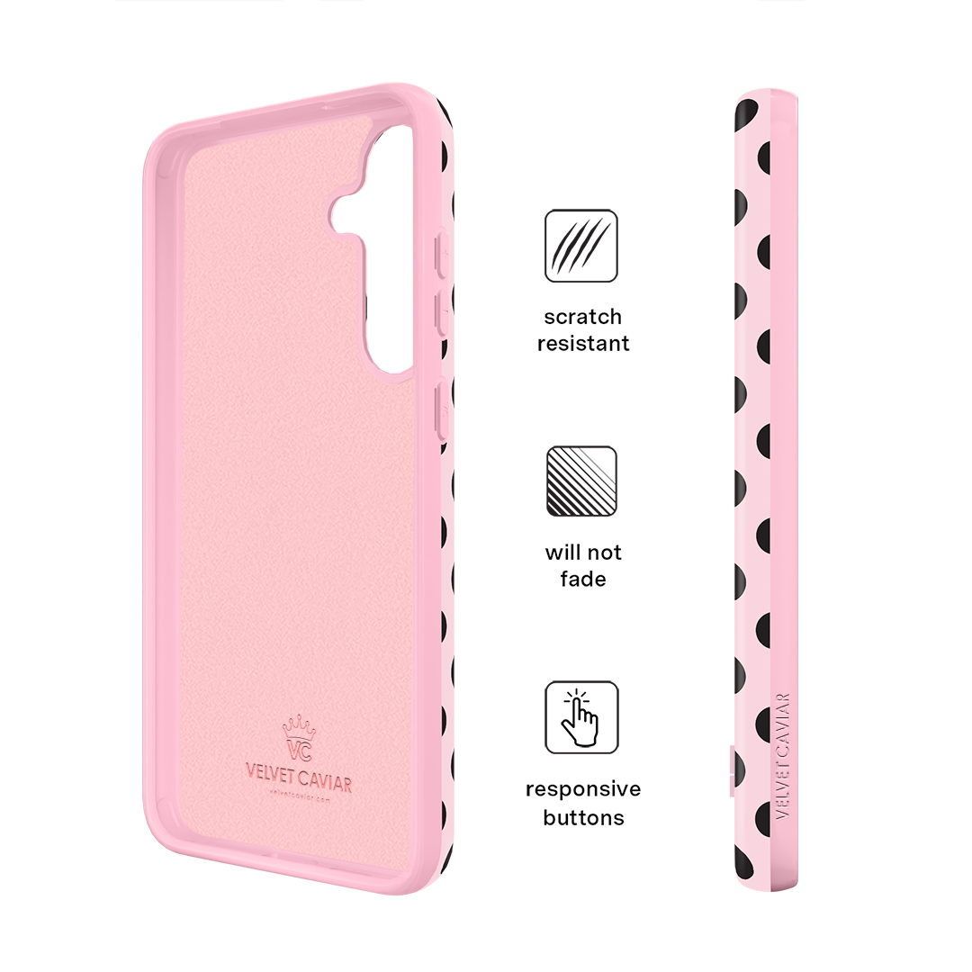 Princess Pink Polka Dot Samsung Case