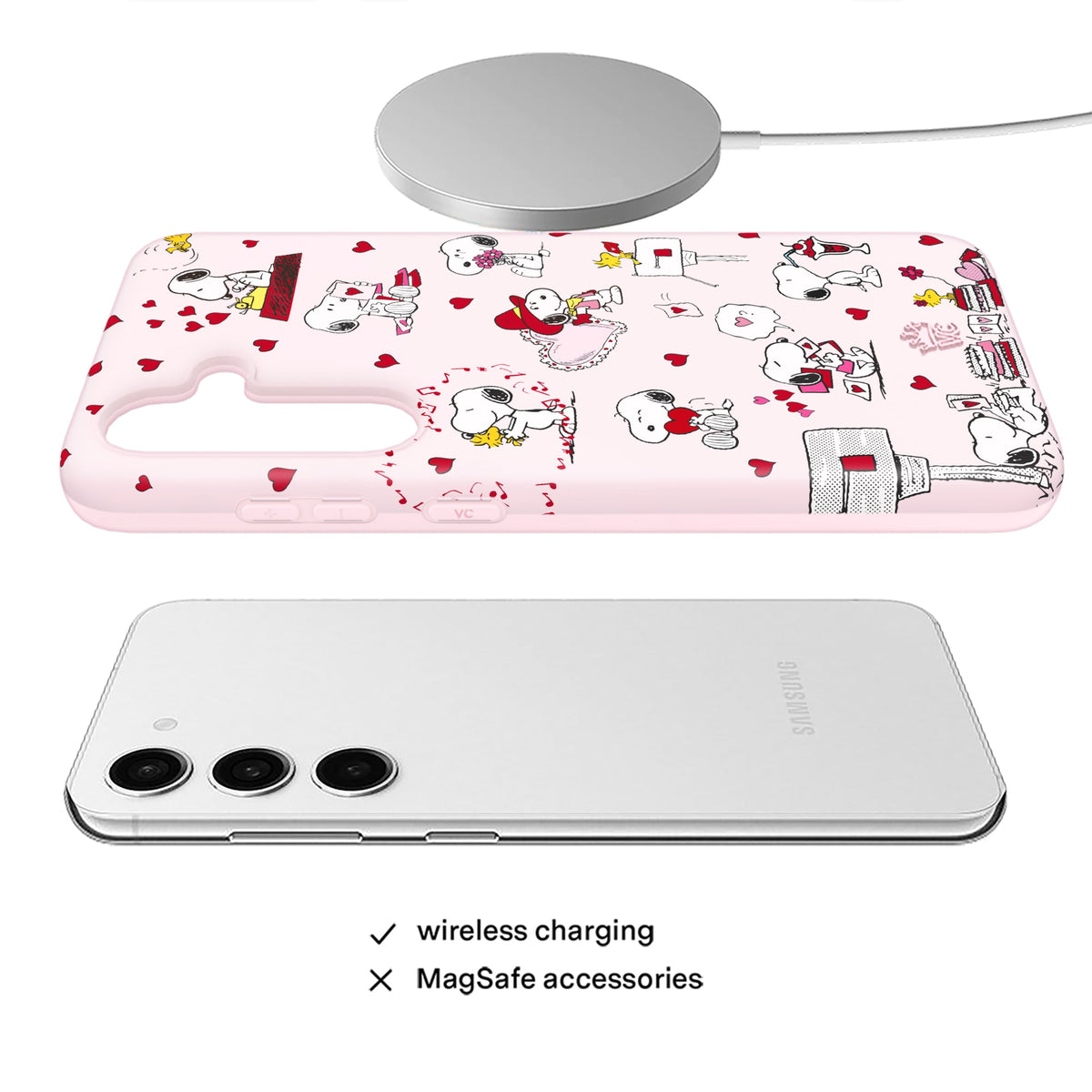 Snoopy Lovely Moods Samsung Case