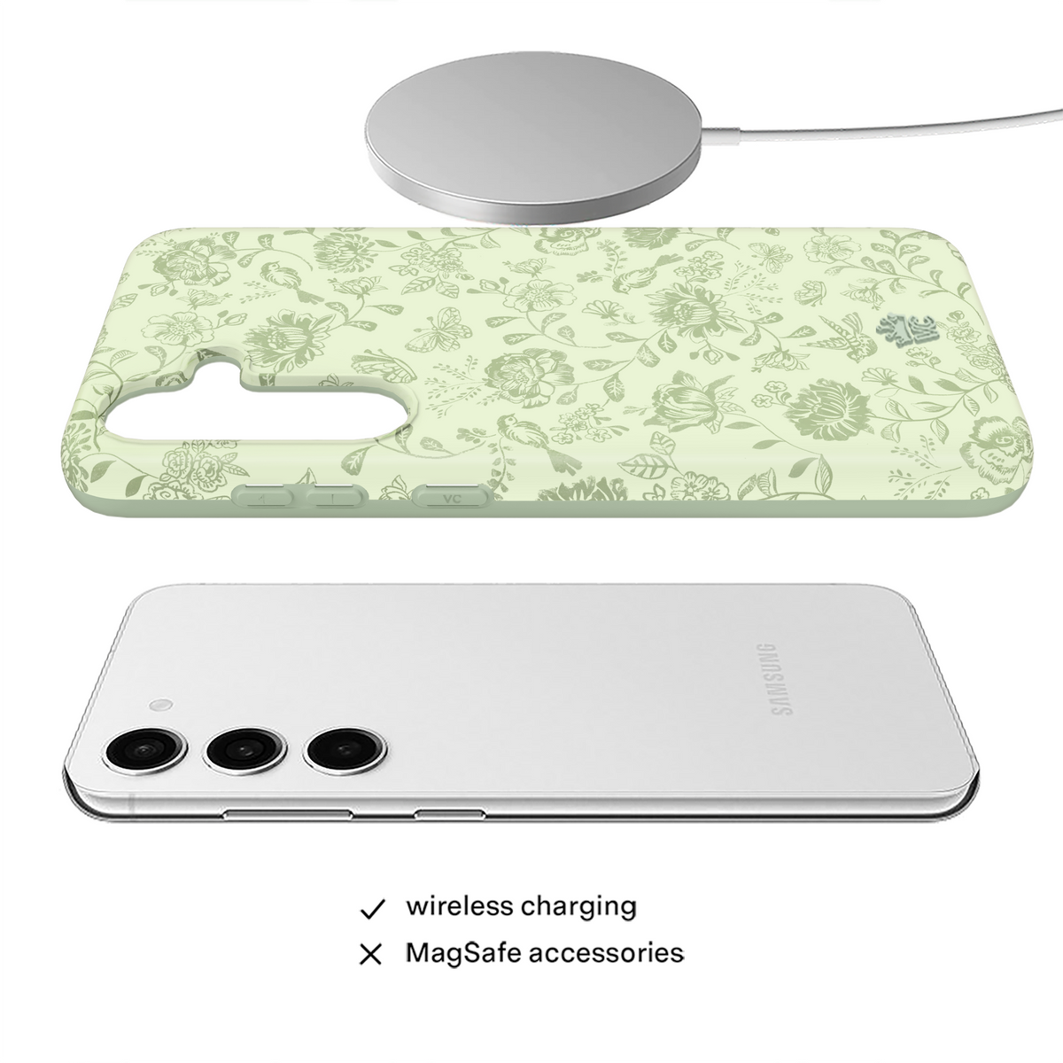 Storybook Sage Floral Samsung Case