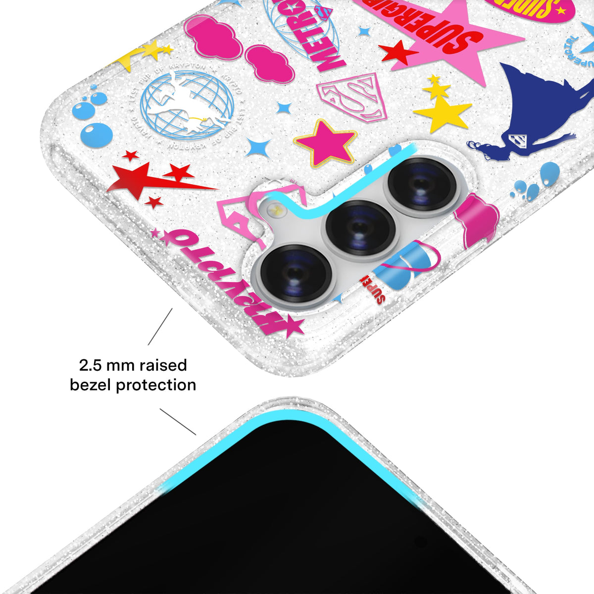 Supergirl Krypto Glitter Samsung Case