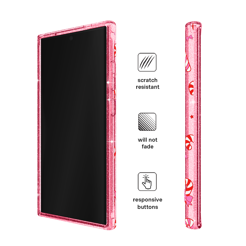 Pink Peppermint Princess Samsung Case