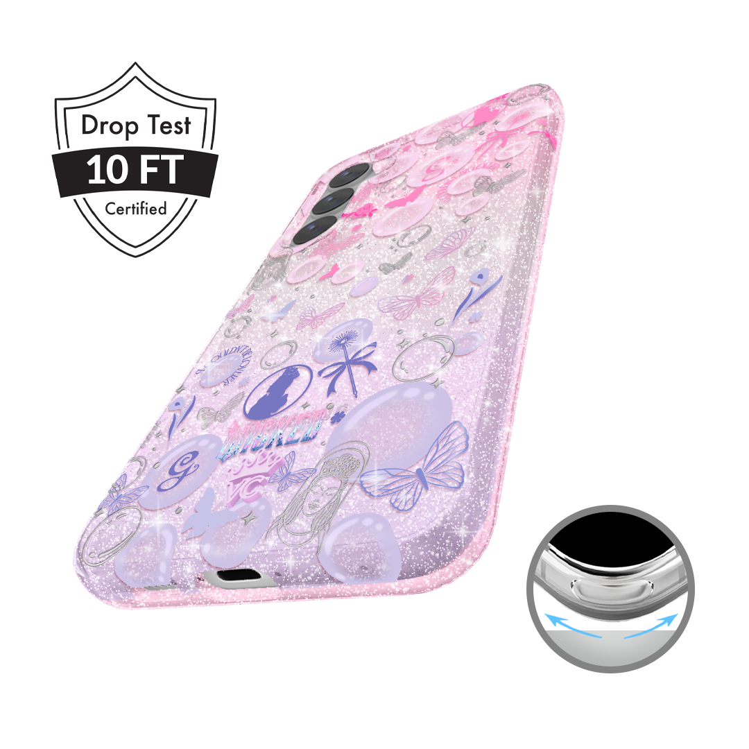Wicked Glinda’s Bubble Glitter Samsung Case