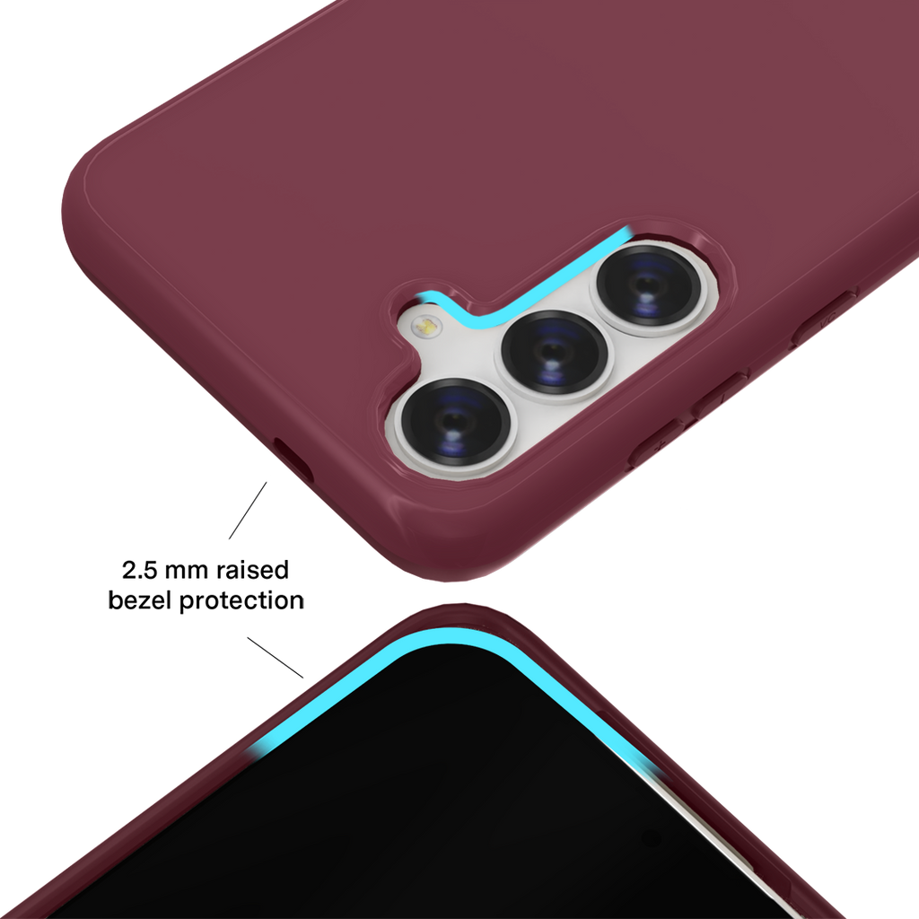 Burgundy 1990 Samsung Case