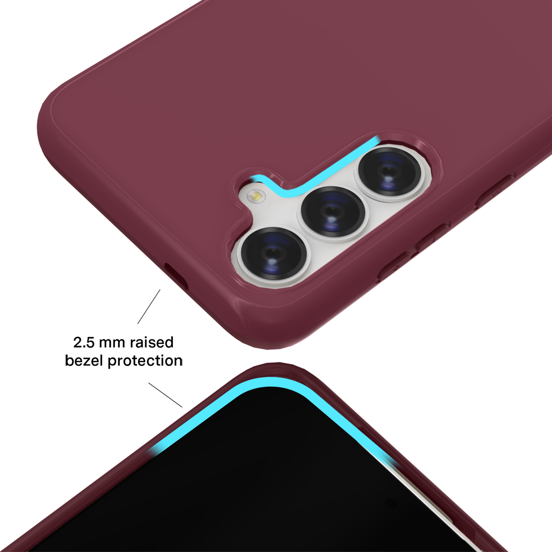 Burgundy 1990 Samsung Case