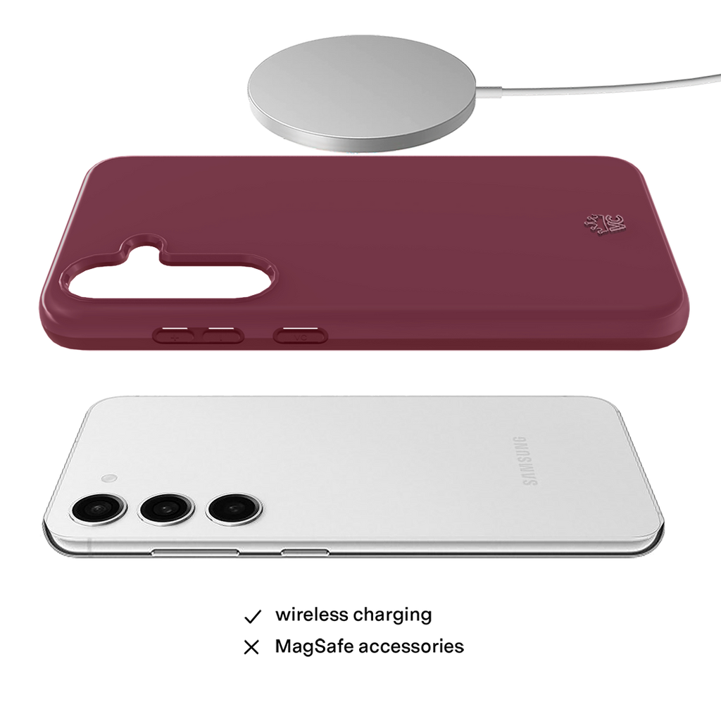 Burgundy 1990 Samsung Case
