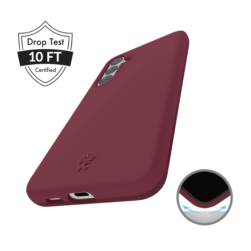 Burgundy 1990 Samsung Case