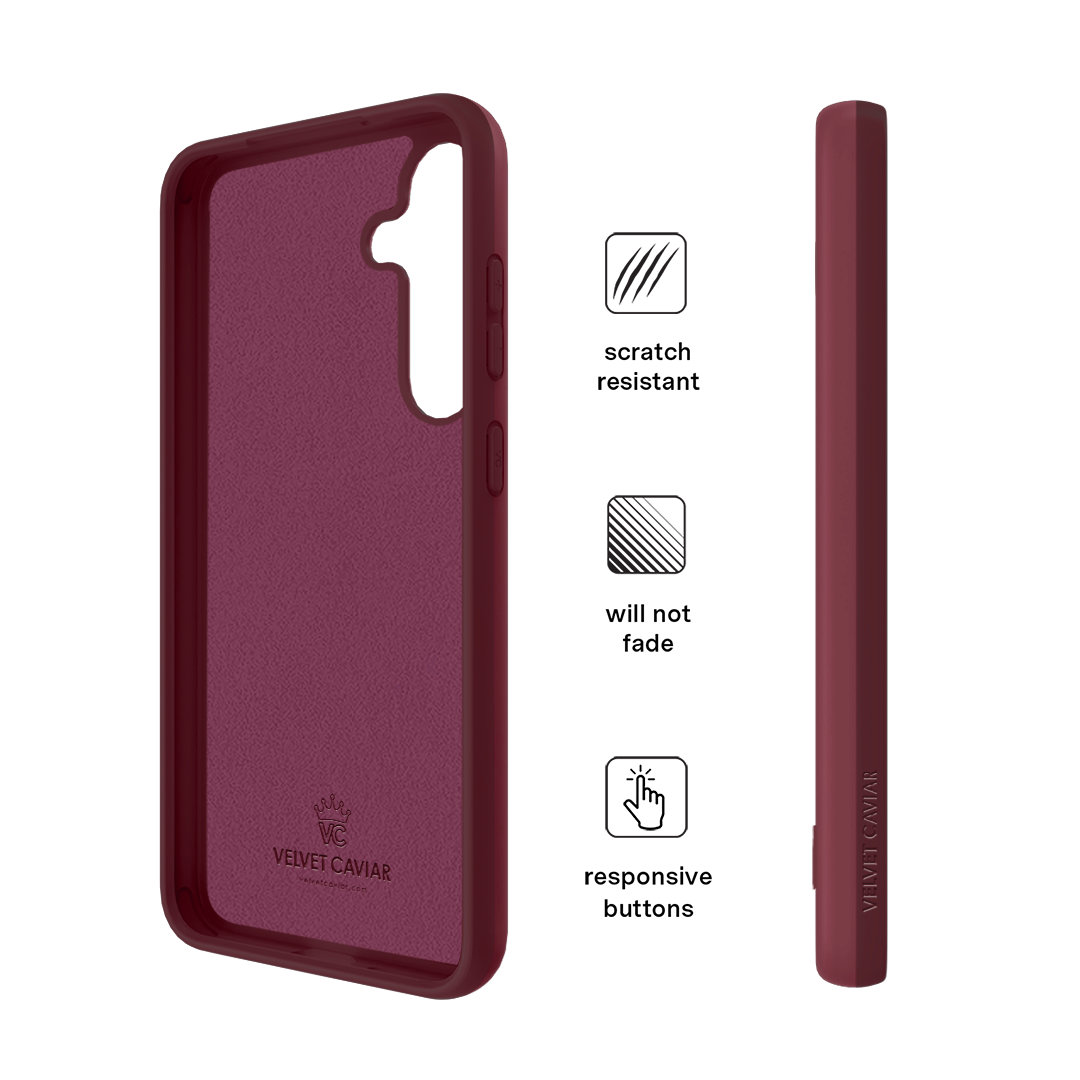 Burgundy 1990 Samsung Case