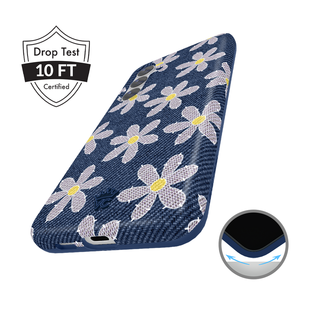 Denim Daisy Samsung Case