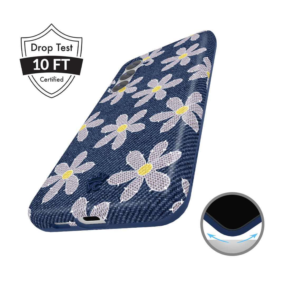 Denim Daisy Samsung Case