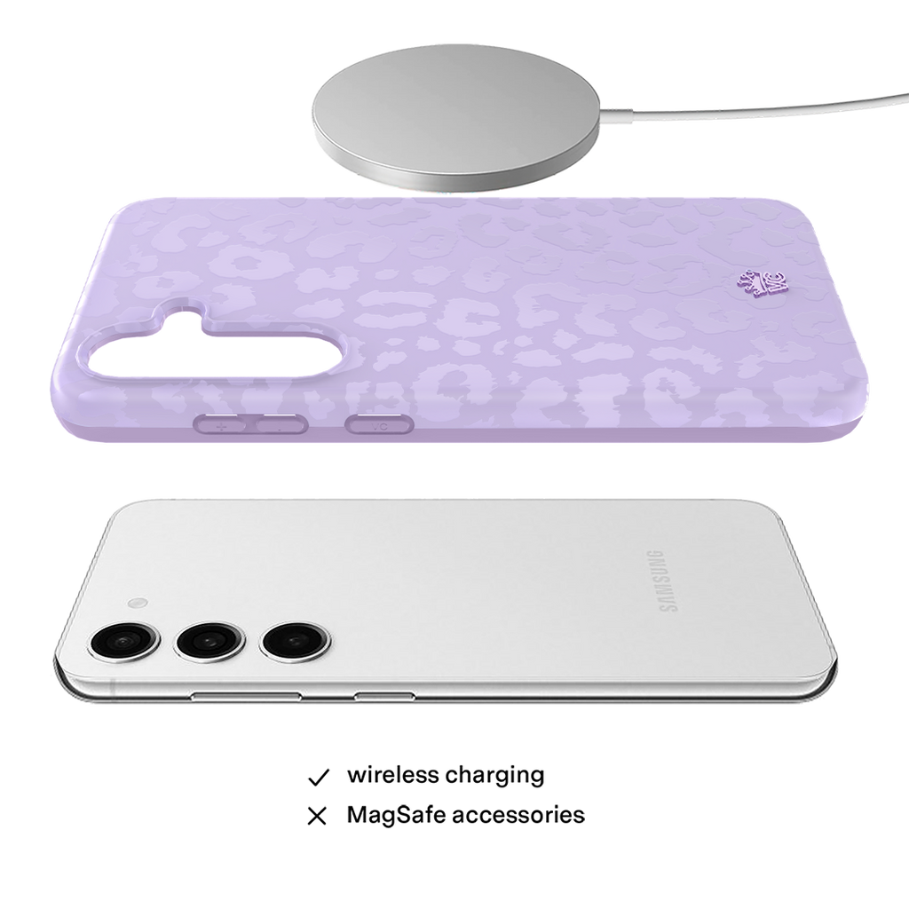 Lilac Leopard Samsung Case