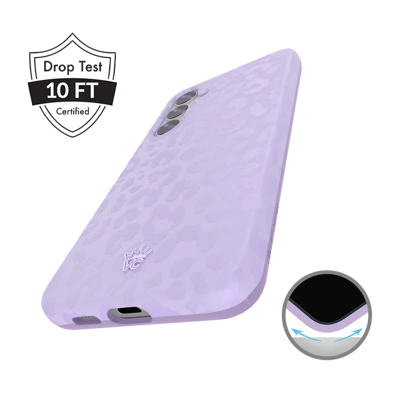 Lilac Leopard Samsung Case