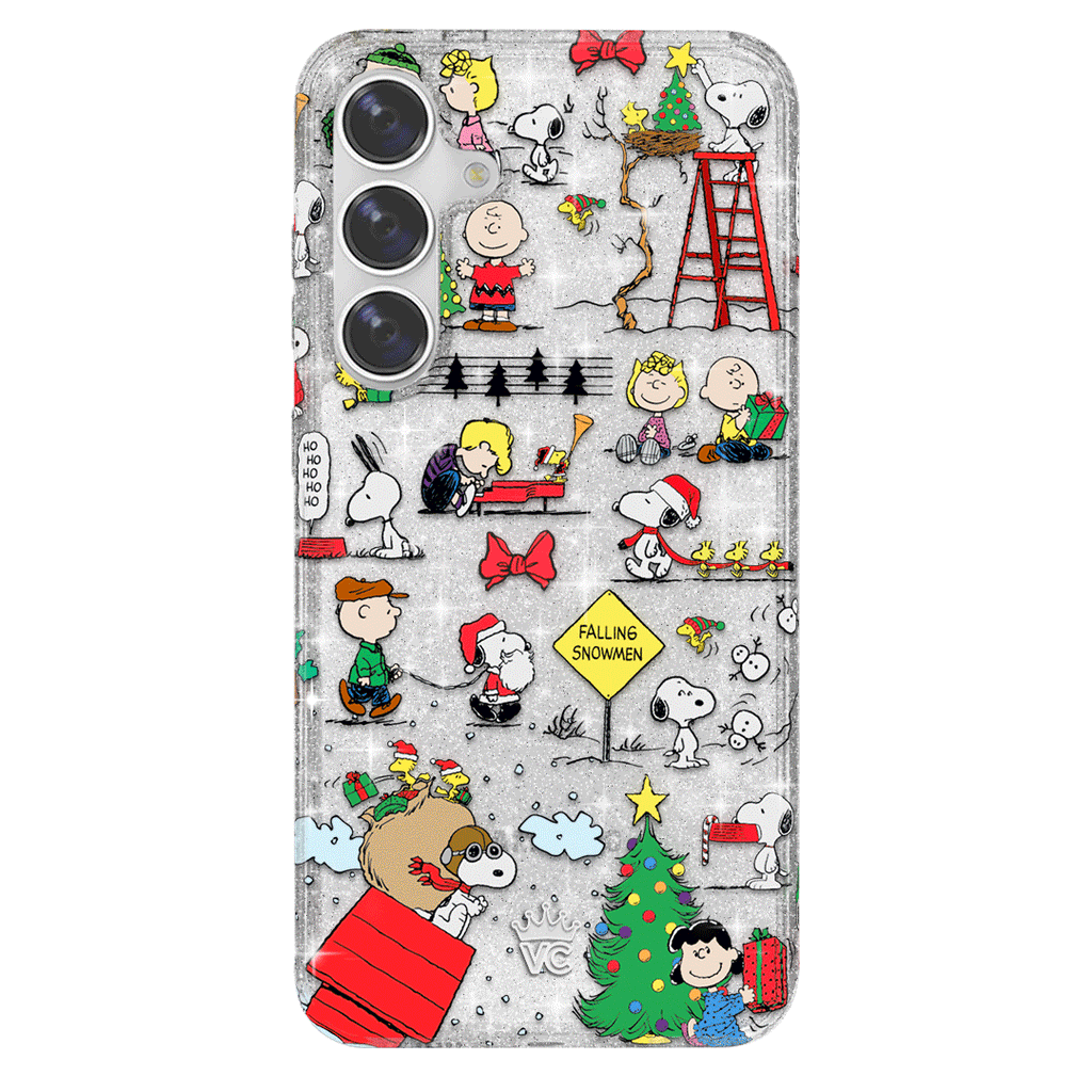 Snoopy Christmas Glitter Samsung Case
