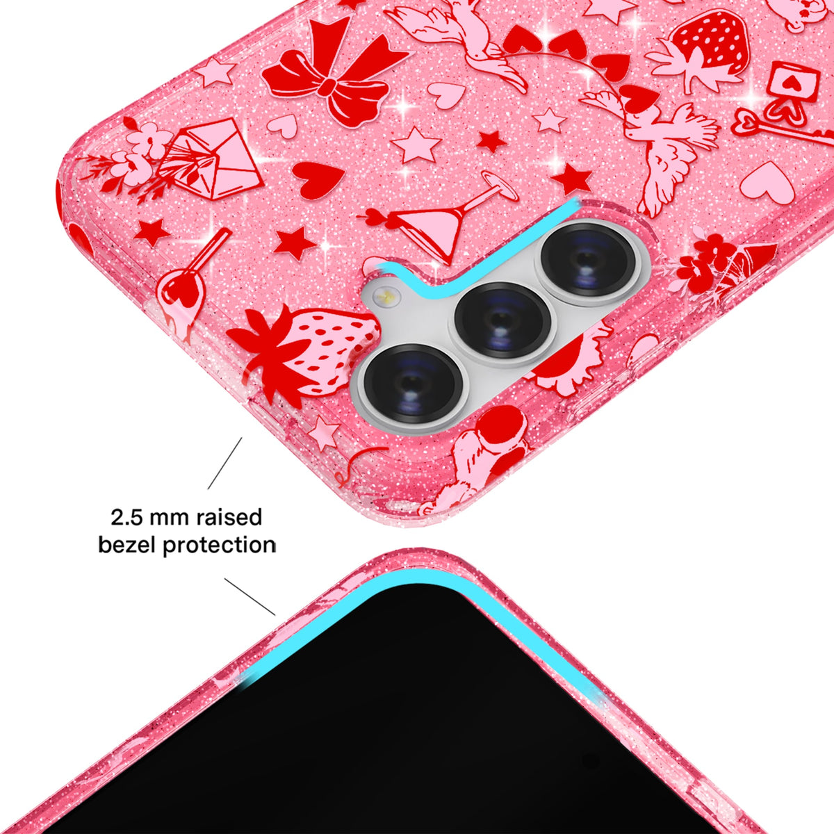 Be Mine Glitter Samsung Case