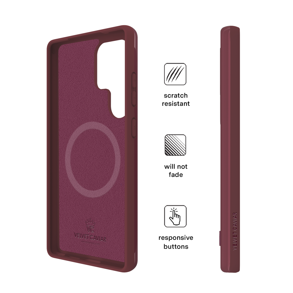 Burgundy 1990 Samsung Case