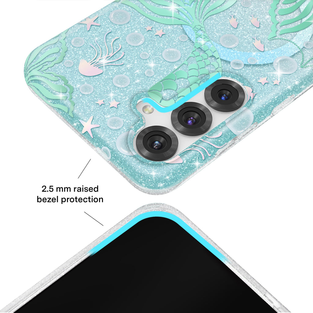 Mermaid Glitter Holo Samsung Case