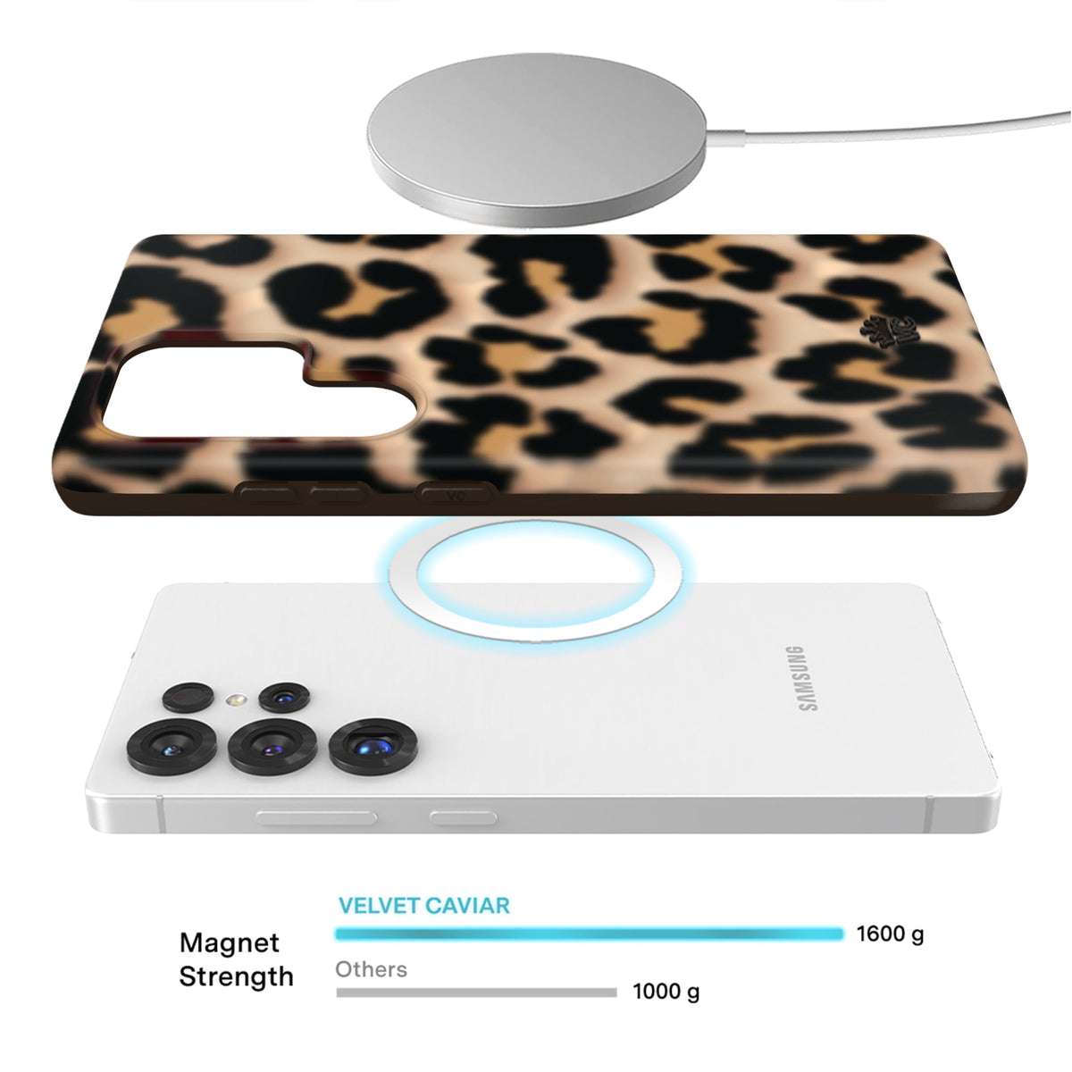 It Girl Blonde Leopard Samsung Case