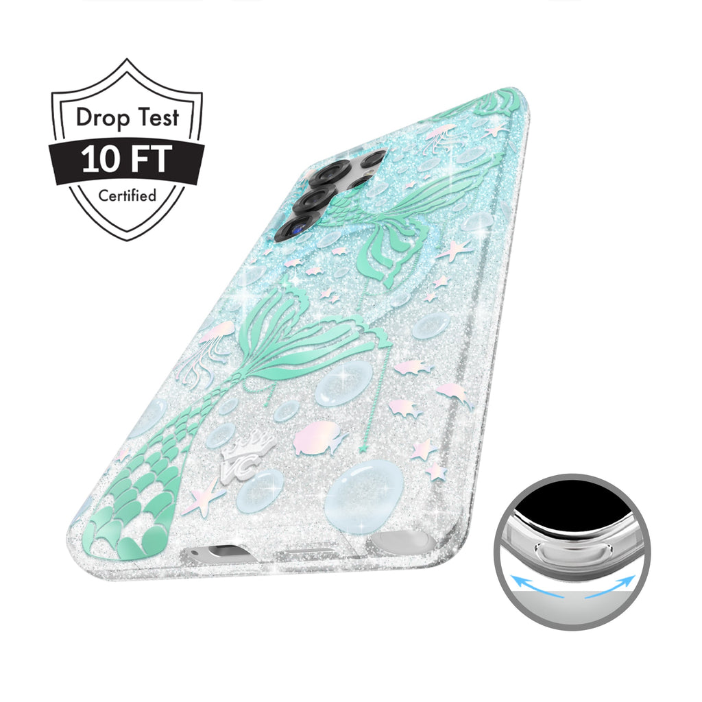 Mermaid Glitter Holo Samsung Case