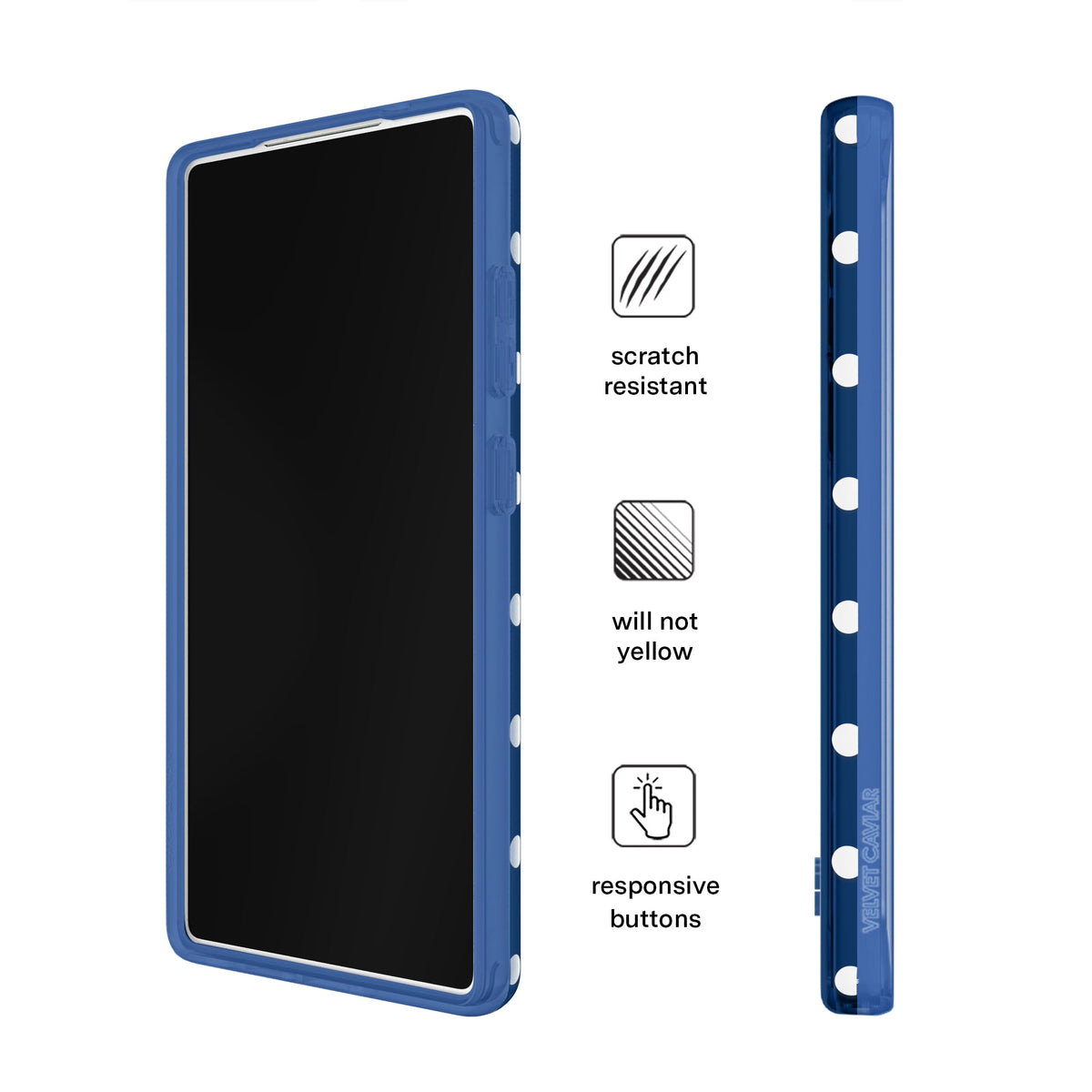 Midnight Polka Dot Samsung Case