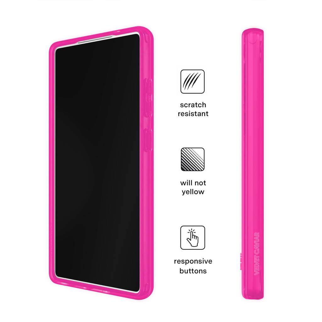 Pink Sapphire Jelly Samsung Case