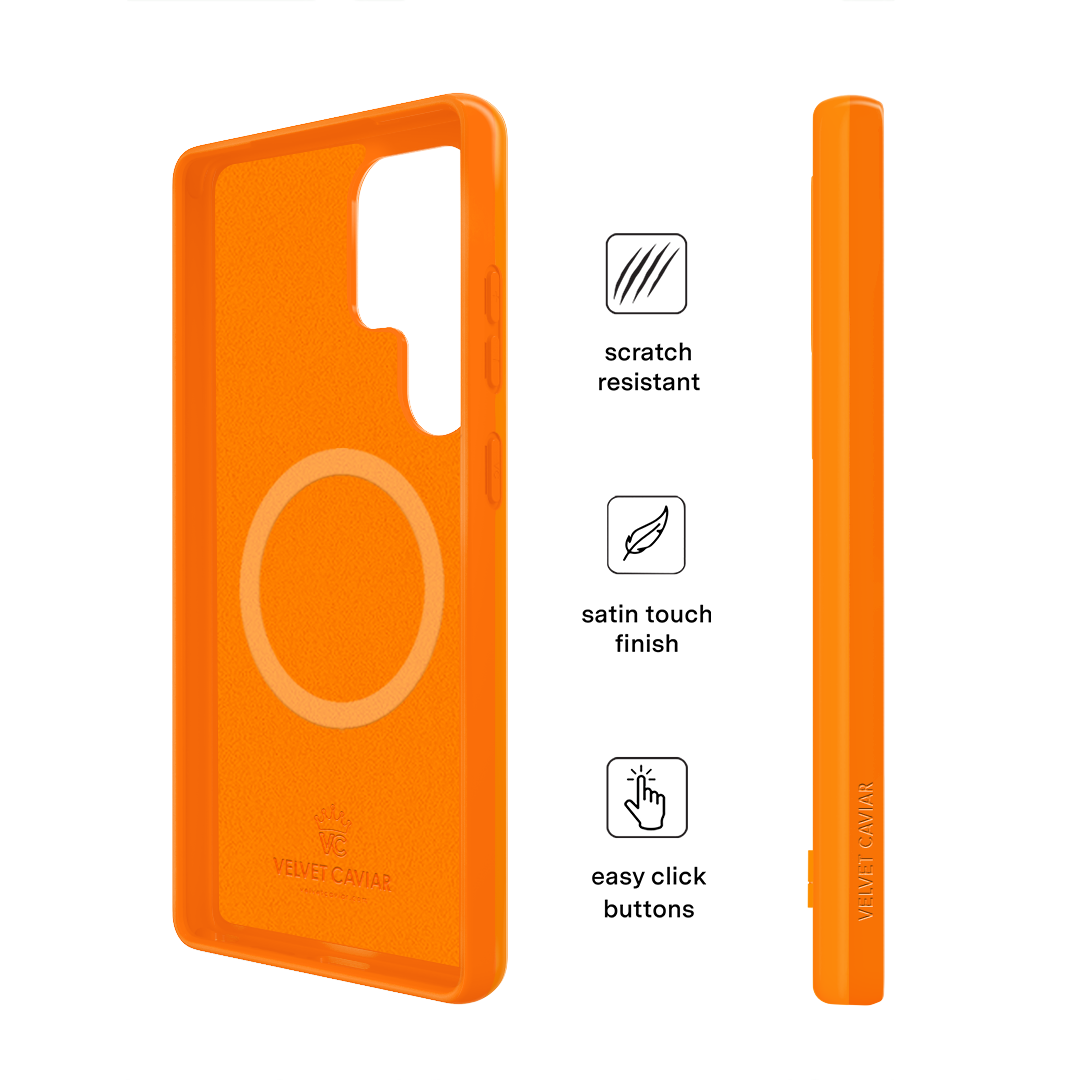 Pumpkin Spice Orange Samsung Case