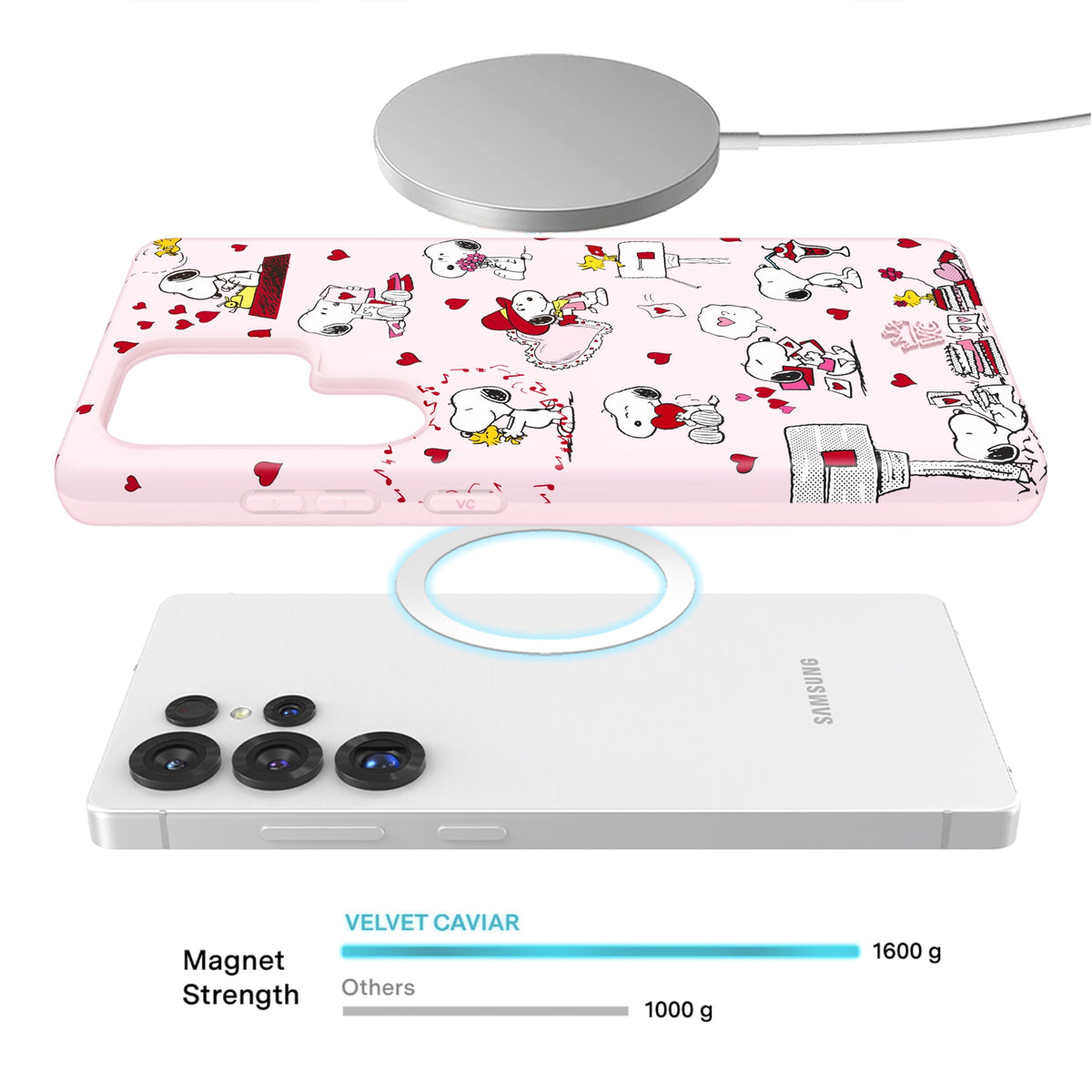 Snoopy Lovely Moods Samsung Case