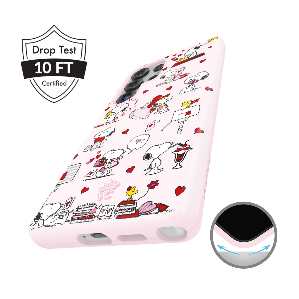 Snoopy Lovely Moods Samsung Case