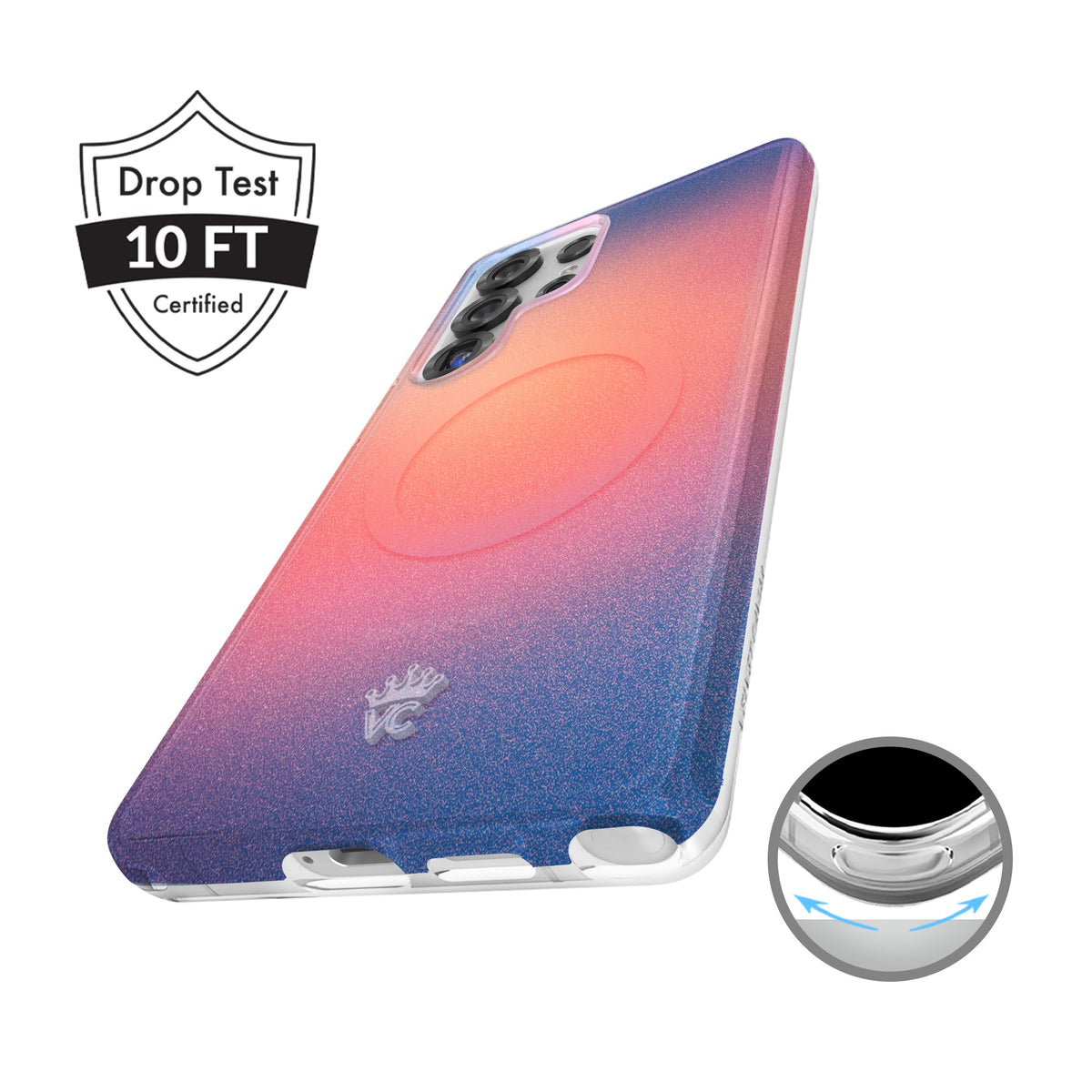 Sunset Glow Aura Samsung Case