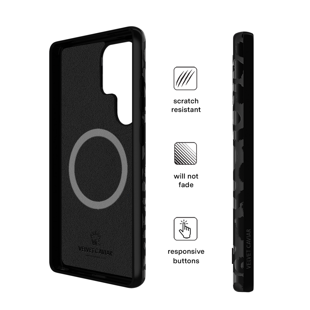 Black Leopard Samsung Case