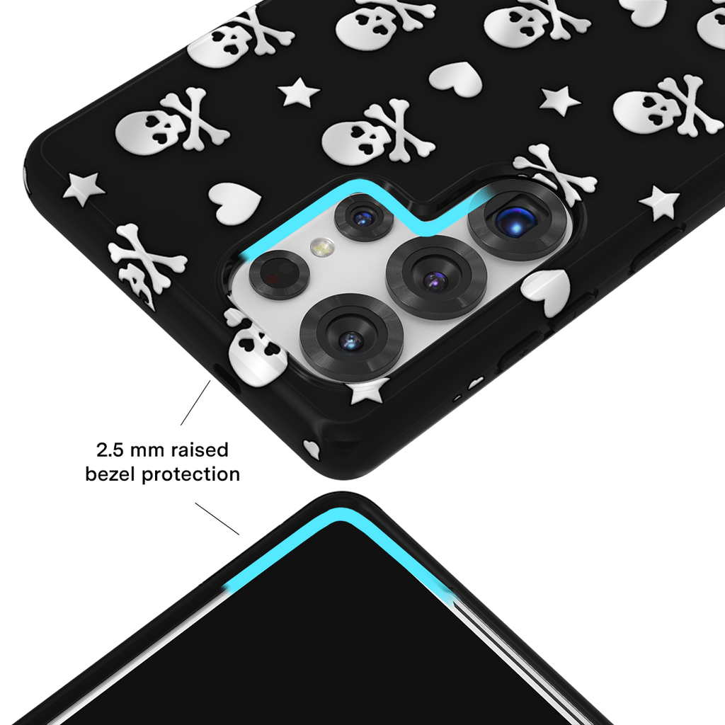 Chrome Skulls Samsung Case