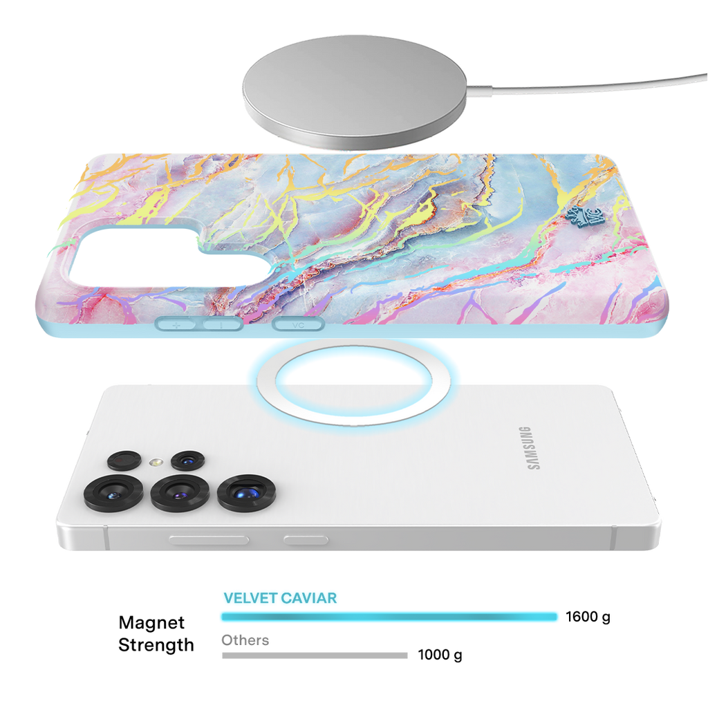 Holo Moonstone Marble Samsung Galaxy Case
