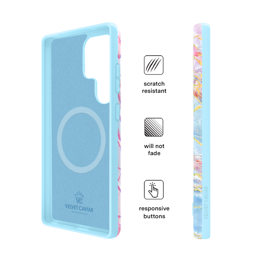 Holo Moonstone Marble Samsung Galaxy Case