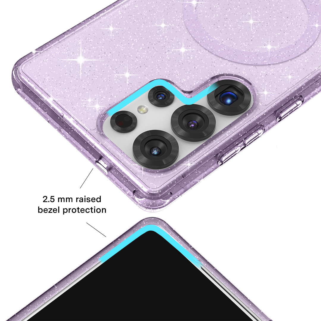 Lilac Stardust Samsung Case
