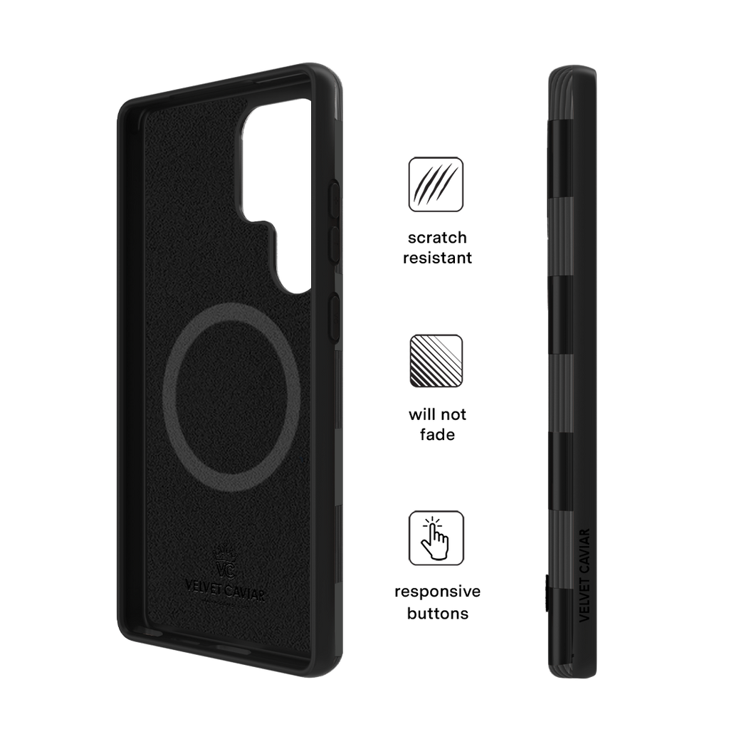 Noir Vibe Checkered Samsung Case