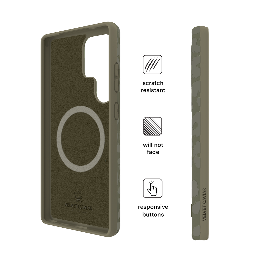 Olive Leopard Samsung Case