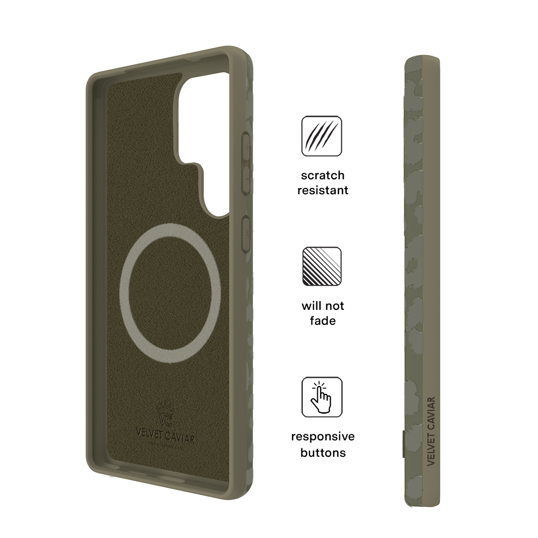Olive Leopard Samsung Case