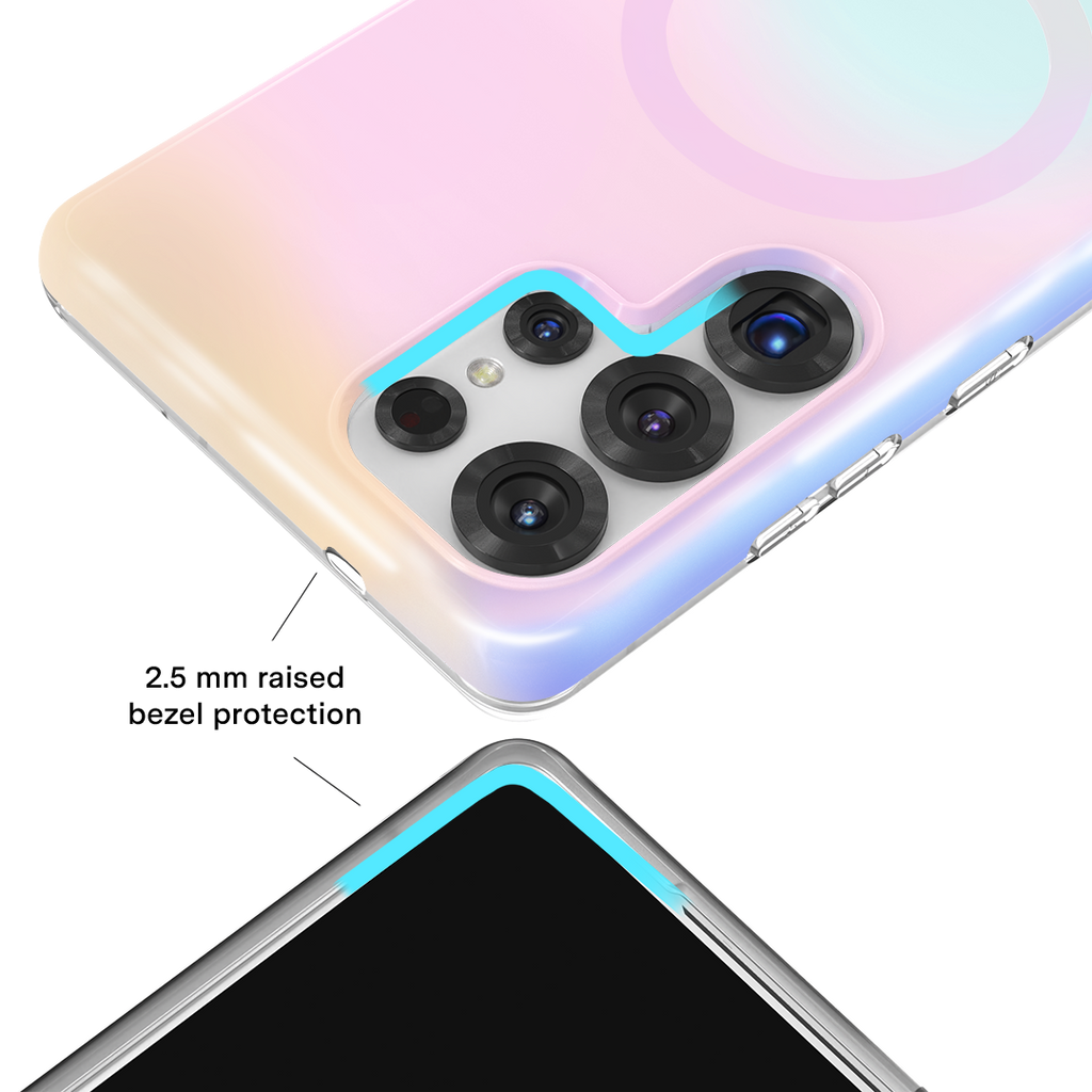 White Opal Samsung Case