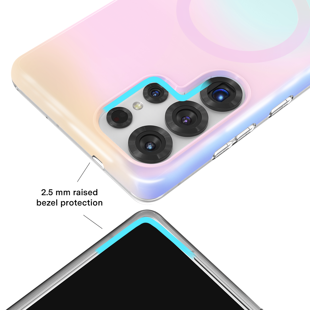 White Opal Samsung Case