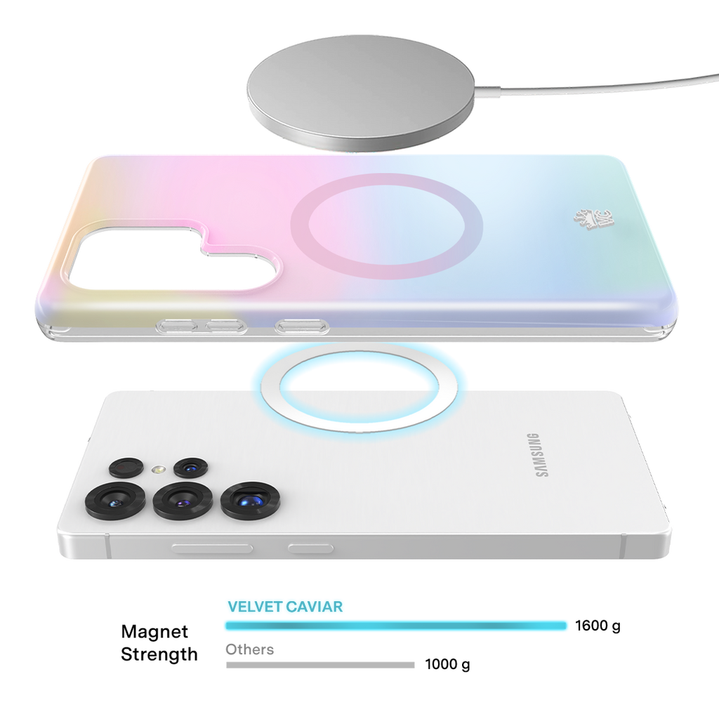 White Opal Samsung Case