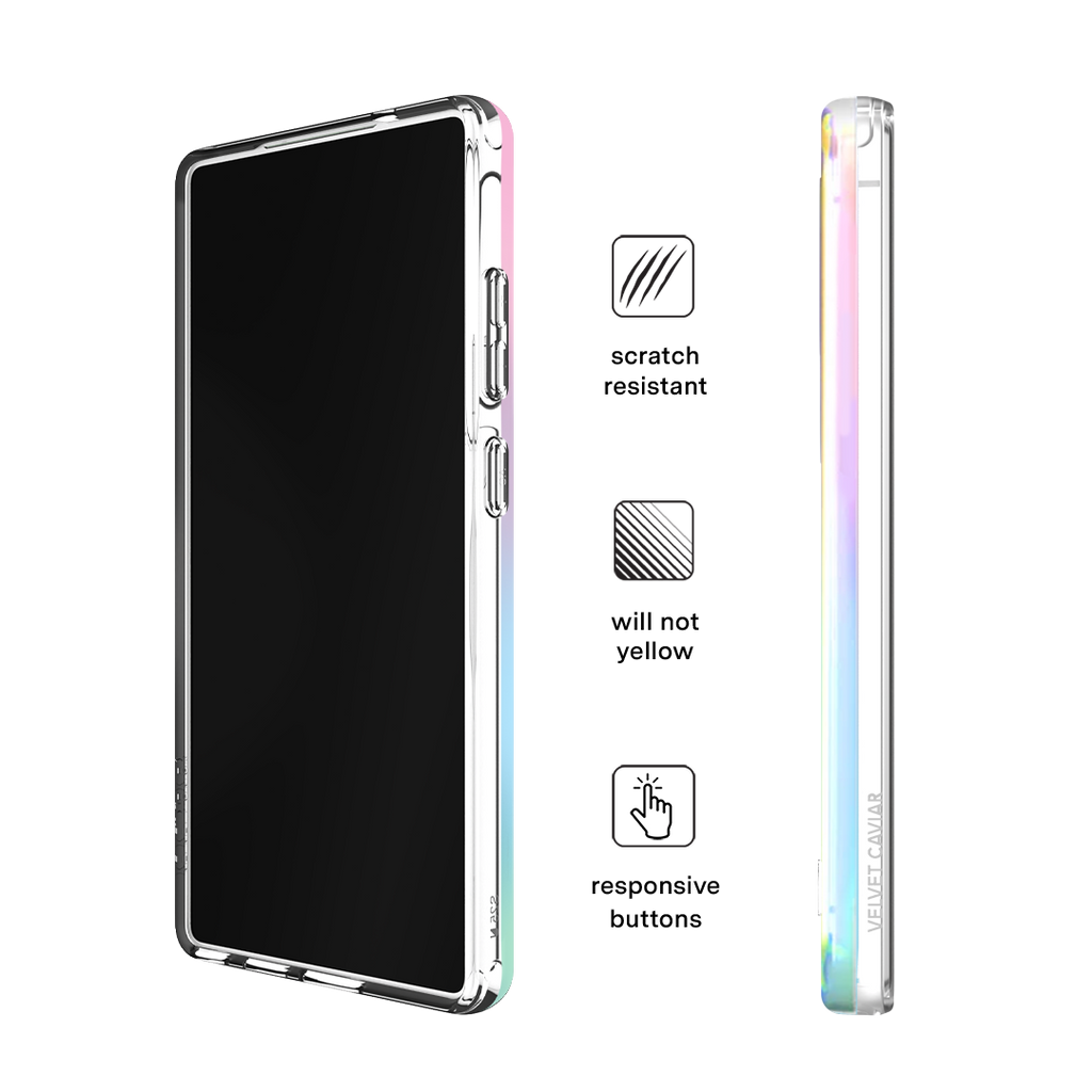 White Opal Samsung Case