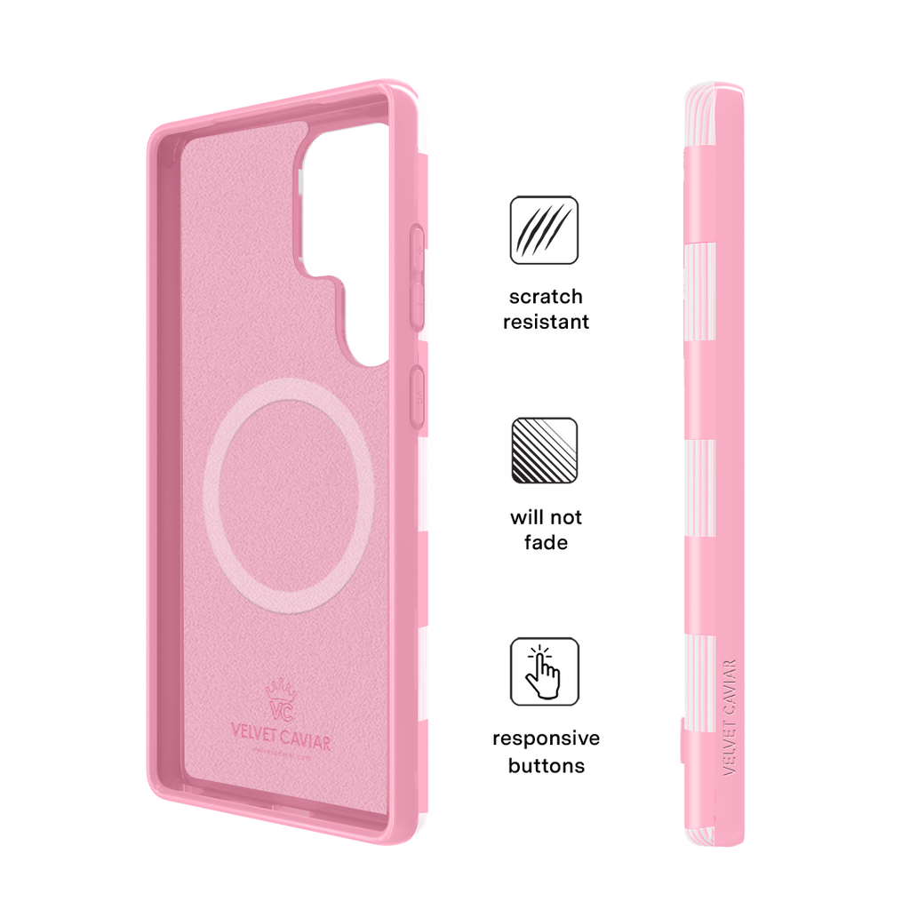 Pink Vibe Checkered Samsung Case