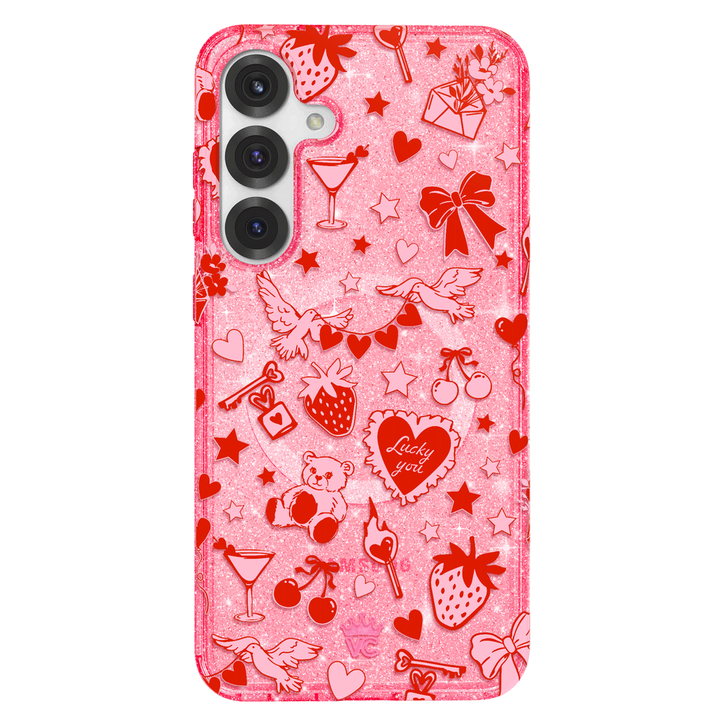 Be Mine Glitter Samsung Case