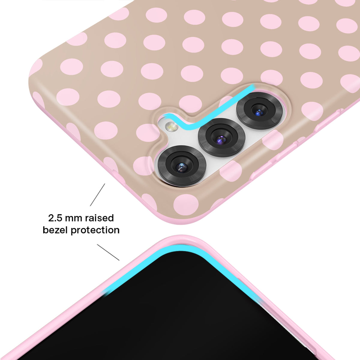 Brown Sugar Polka Dot Samsung Case