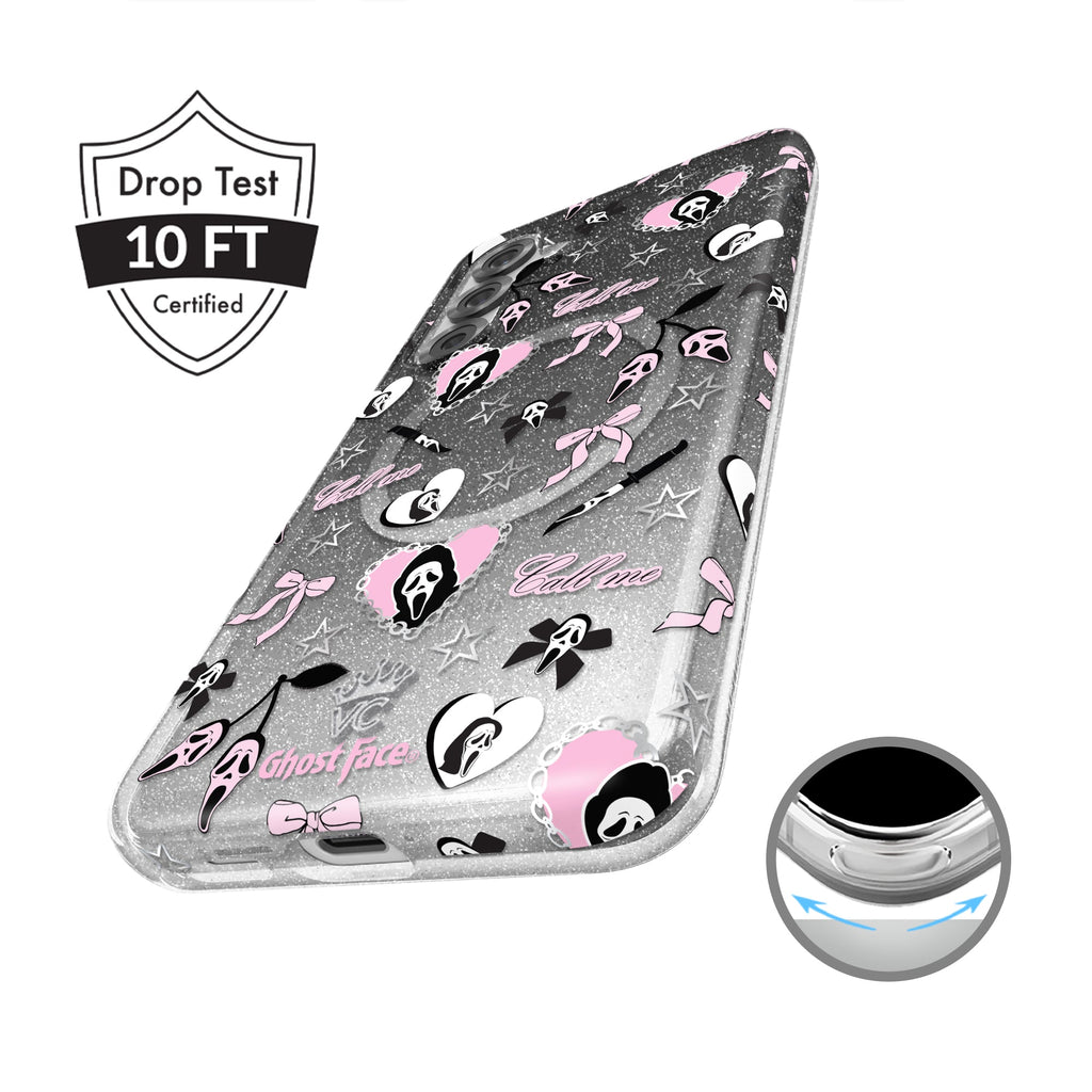 Ghost Face Goth Glitter Samsung Case