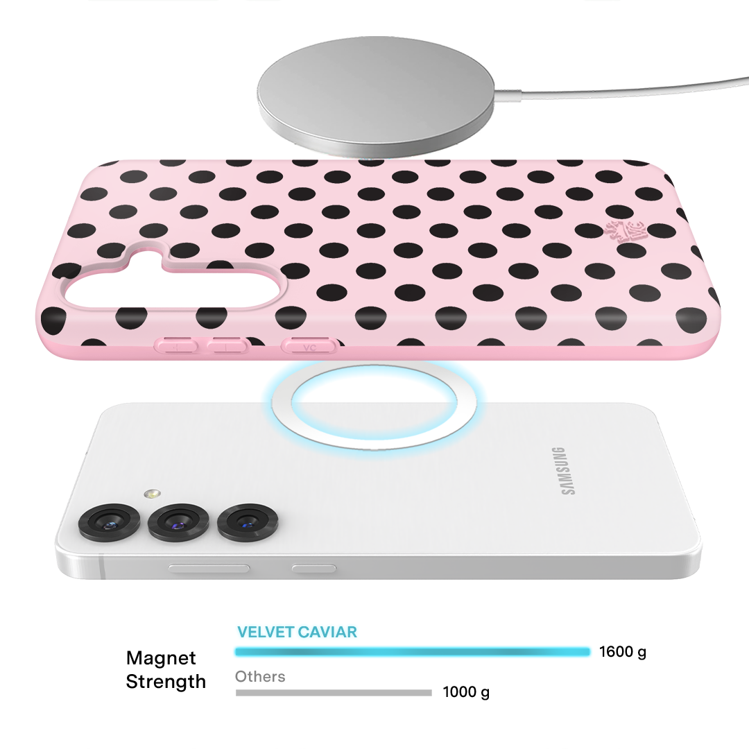 Princess Pink Polka Dot Samsung Case