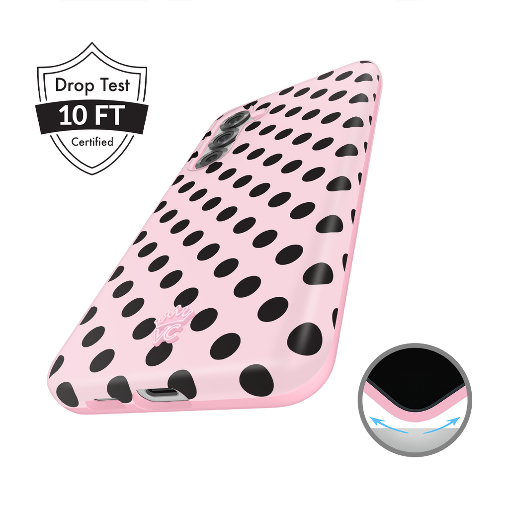 Princess Pink Polka Dot Samsung Case