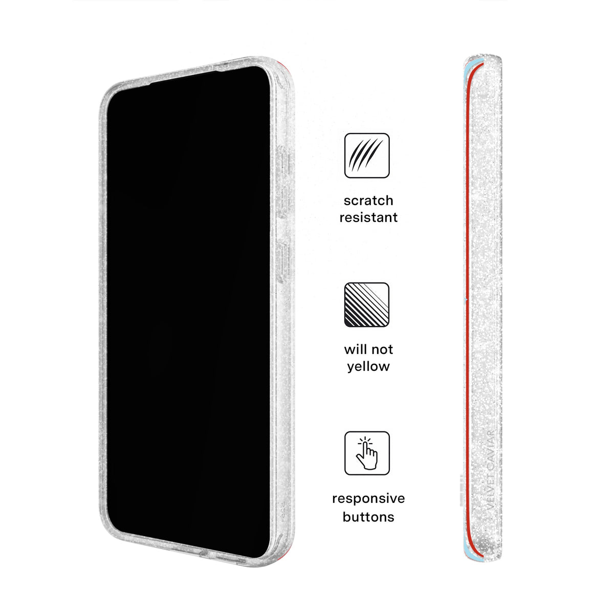 Stars & Stripes Glitter Samsung Case