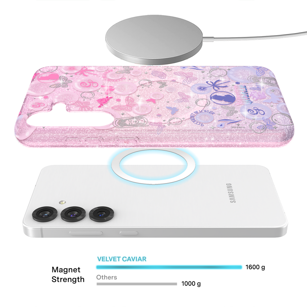 Wicked Glinda’s Bubble Glitter Samsung Case